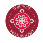 QuiltNSW Exhibition 2022 Raffle Quilt and Logo